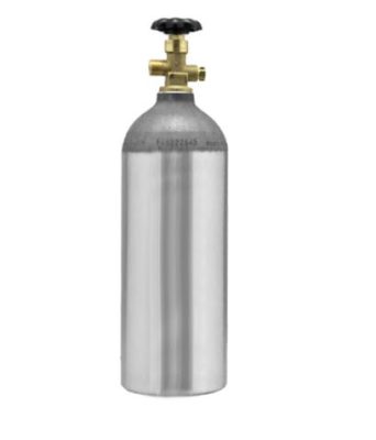 3 Litre Aluminium CO2 Cylinder - EMPTY - Krome Brew || 5 Lbs capacity