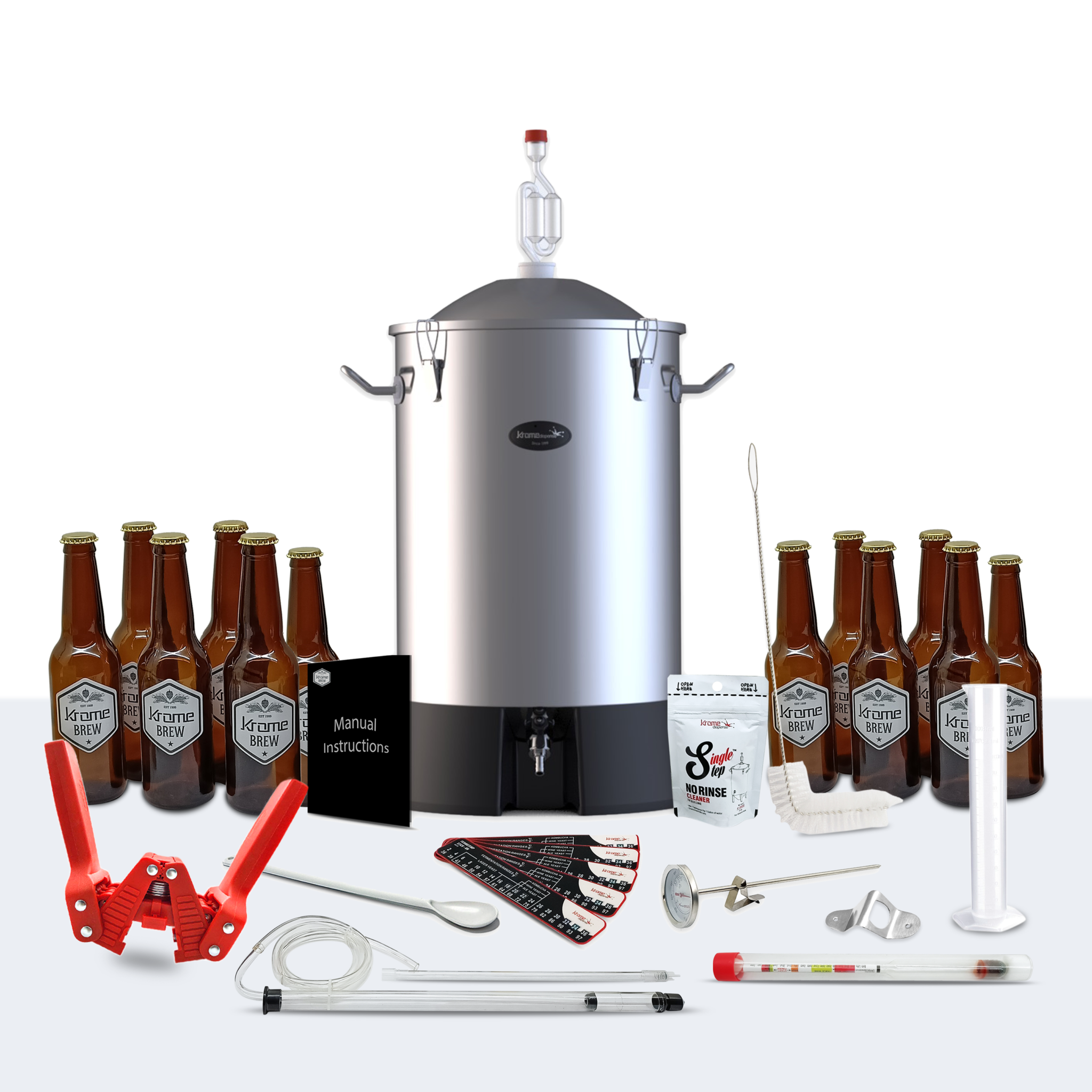 Complete Home Brewing Equipment Kit - Krome Brew