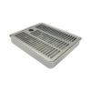 Recessed/Over Counter Drip Tray – Brushed Stainless Without Drain