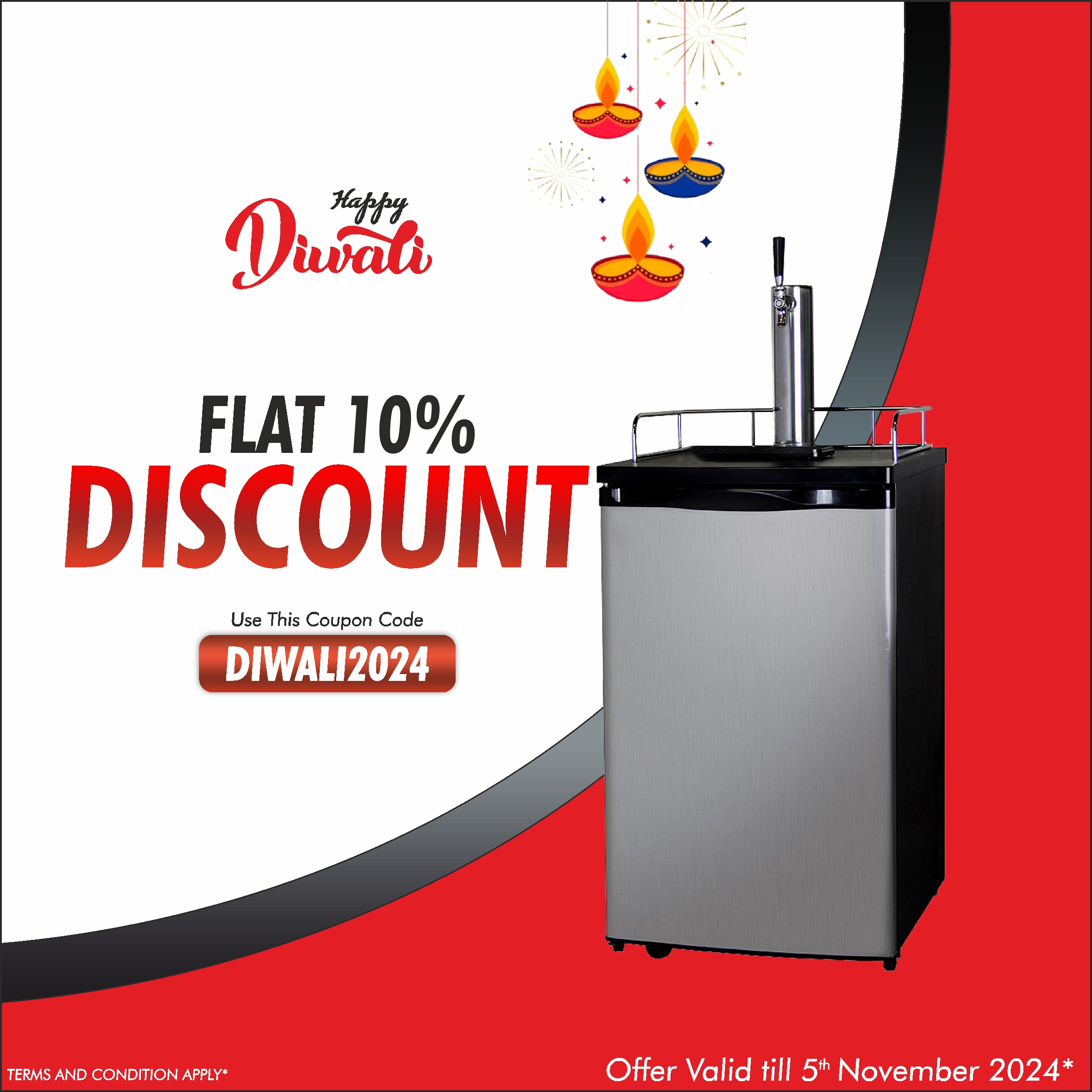 Diwali offer get 10&off on all products